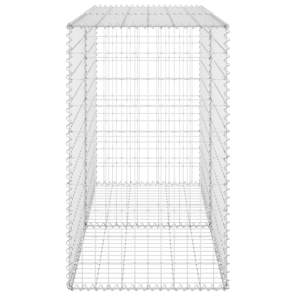 Gabionski zid s poklopcima od pocinčanog čelika 150x60x100 cm