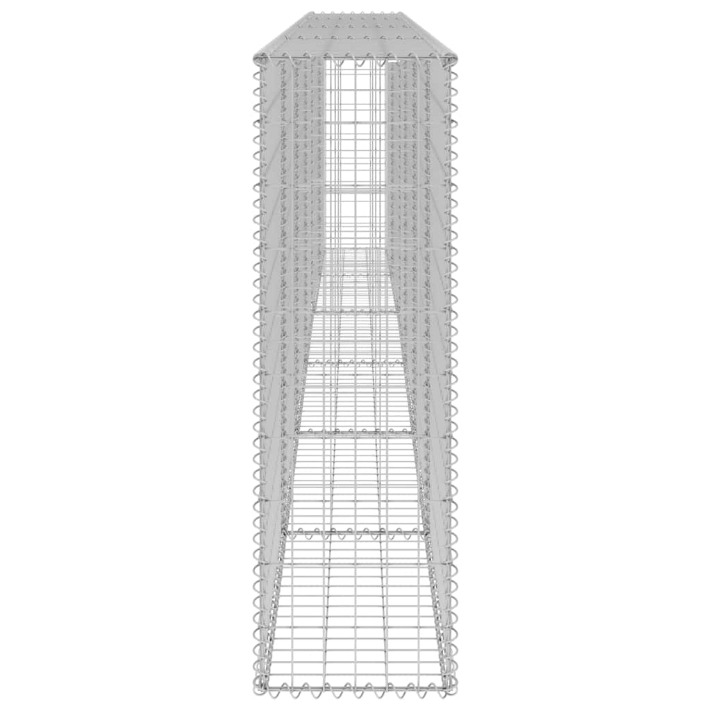 Gabionski zid s poklopcima od pocinčanog čelika 300x30x100 cm