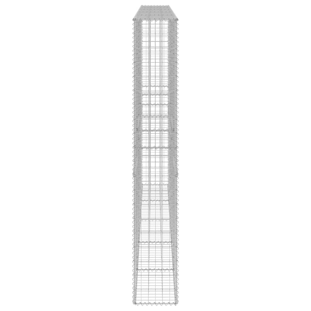 Gabionski zid s poklopcima od pocinčanog čelika 300x30x200 cm