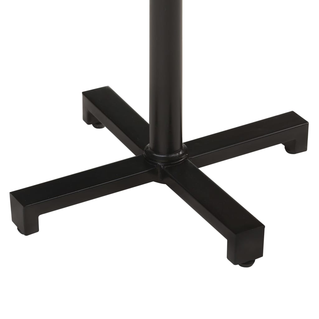Bistro stol četvrtasti 50 x 50 x 75 cm masivno obnovljeno drvo