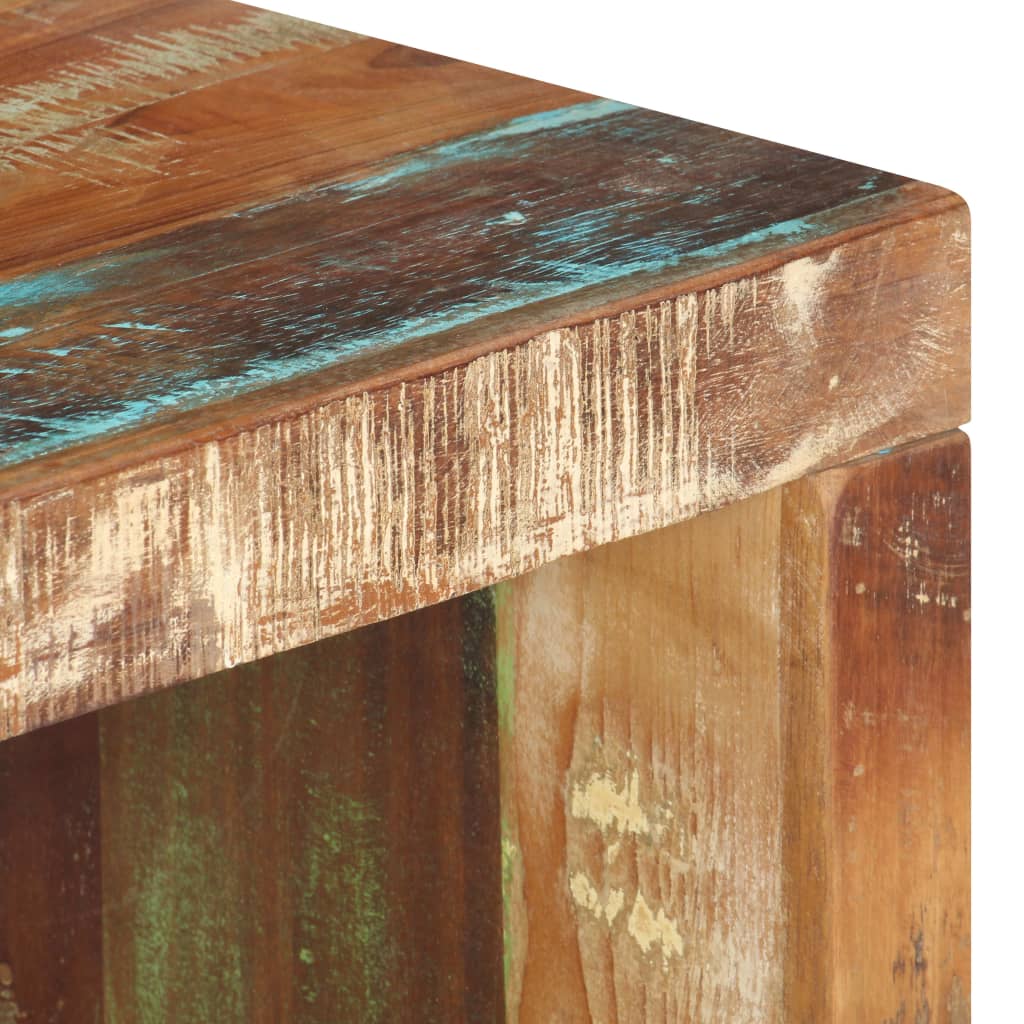 2-dijelni set stolića za kavu od masivnog obnovljenog drva