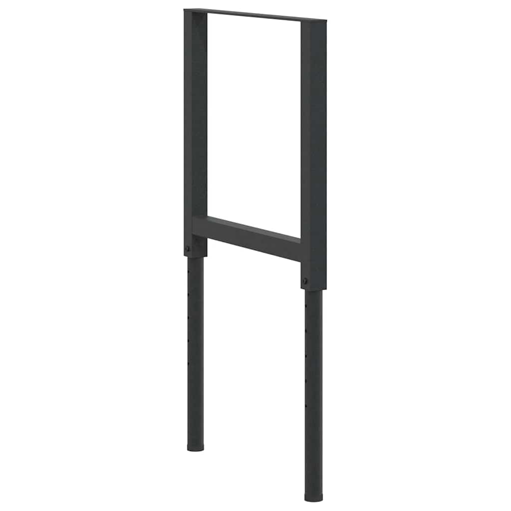 Okviri za radni stol 2 kom metalni 55 x (69 - 95,5) cm crni