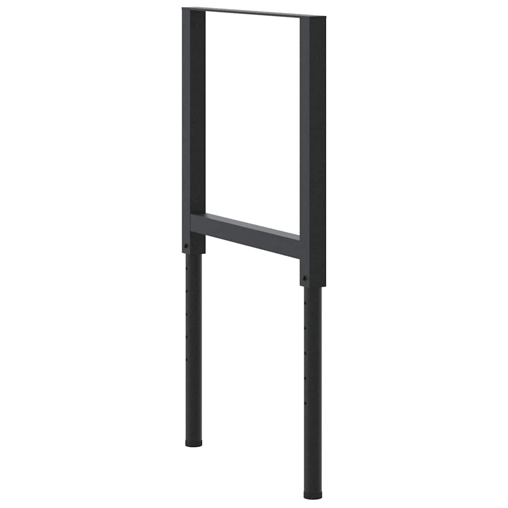 Okviri za radni stol 2 kom metalni 55 x (69 - 95,5) cm crni