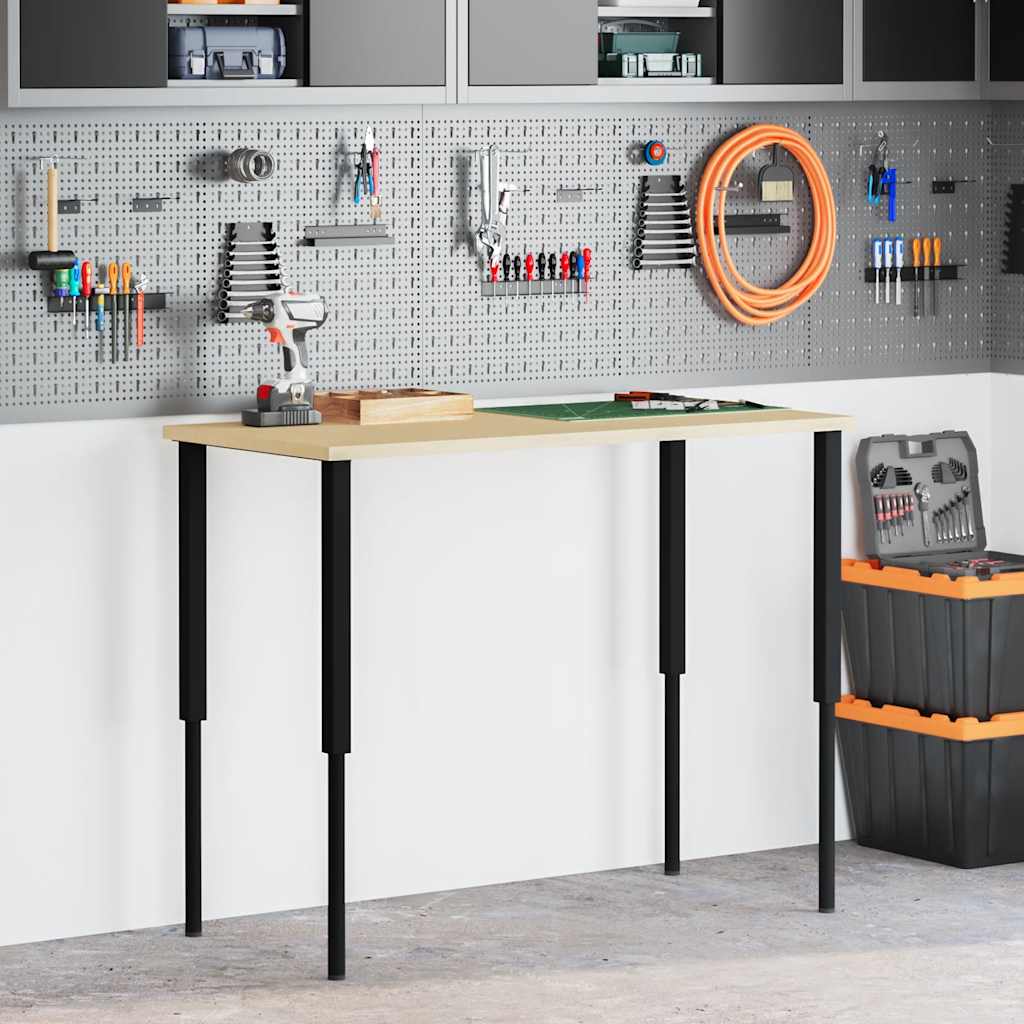 Okviri za radni stol 2 kom metalni 55 x (69 - 95,5) cm crni