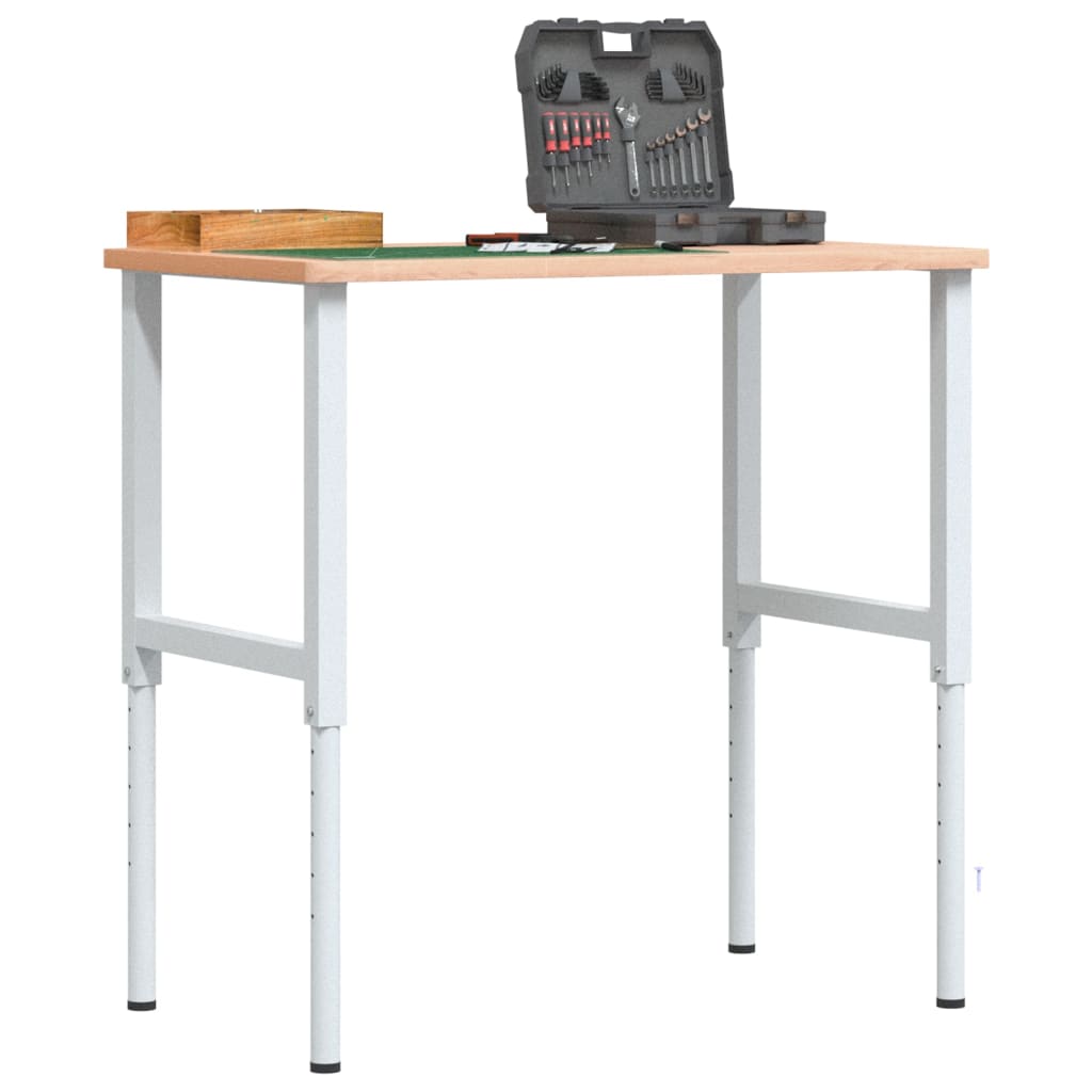 Okviri za radni stol 2 kom metalni 55 x (69 - 95,5) cm sivi