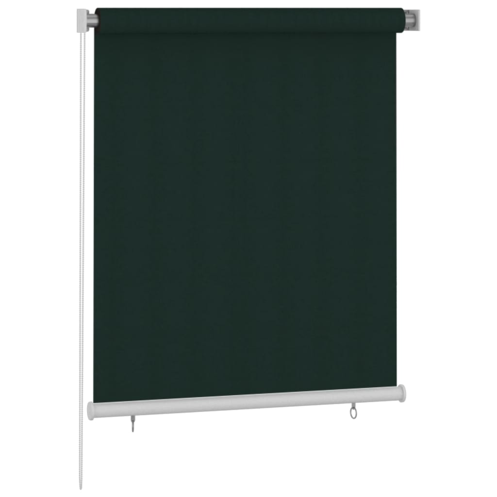 Vanjska roleta za zamračivanje 120 x 140 cm tamnozelena HDPE