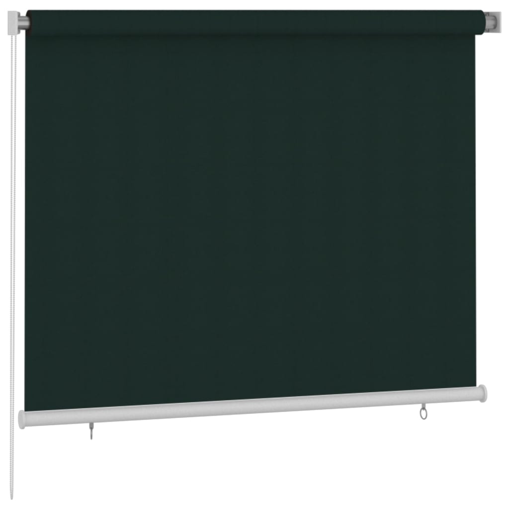 Vanjska roleta za zamračivanje 180 x 140 cm tamnozelena HDPE