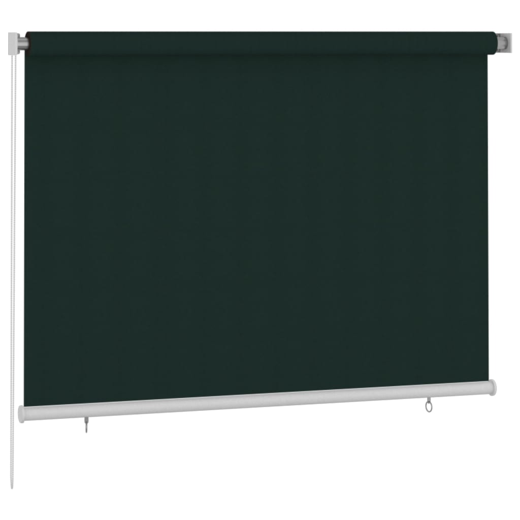 Vanjska roleta za zamračivanje 200 x 140 cm tamnozelena HDPE