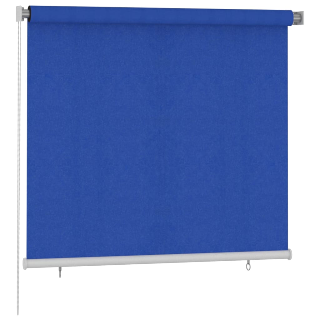 Vanjska roleta za zamračivanje 160 x 140 cm plava HDPE