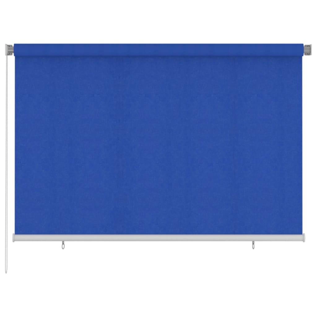 Vanjska roleta za zamračivanje 220 x 140 cm plava HDPE