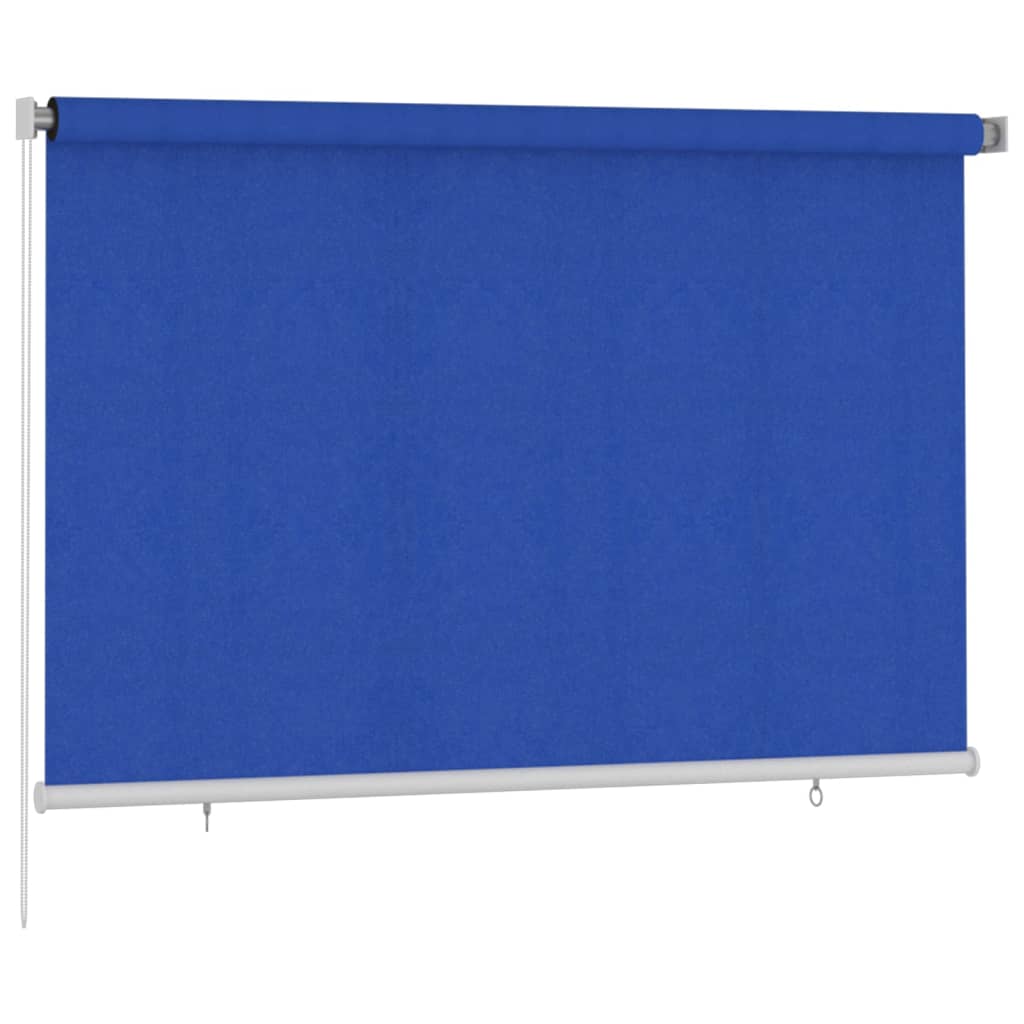 Vanjska roleta za zamračivanje 220 x 140 cm plava HDPE