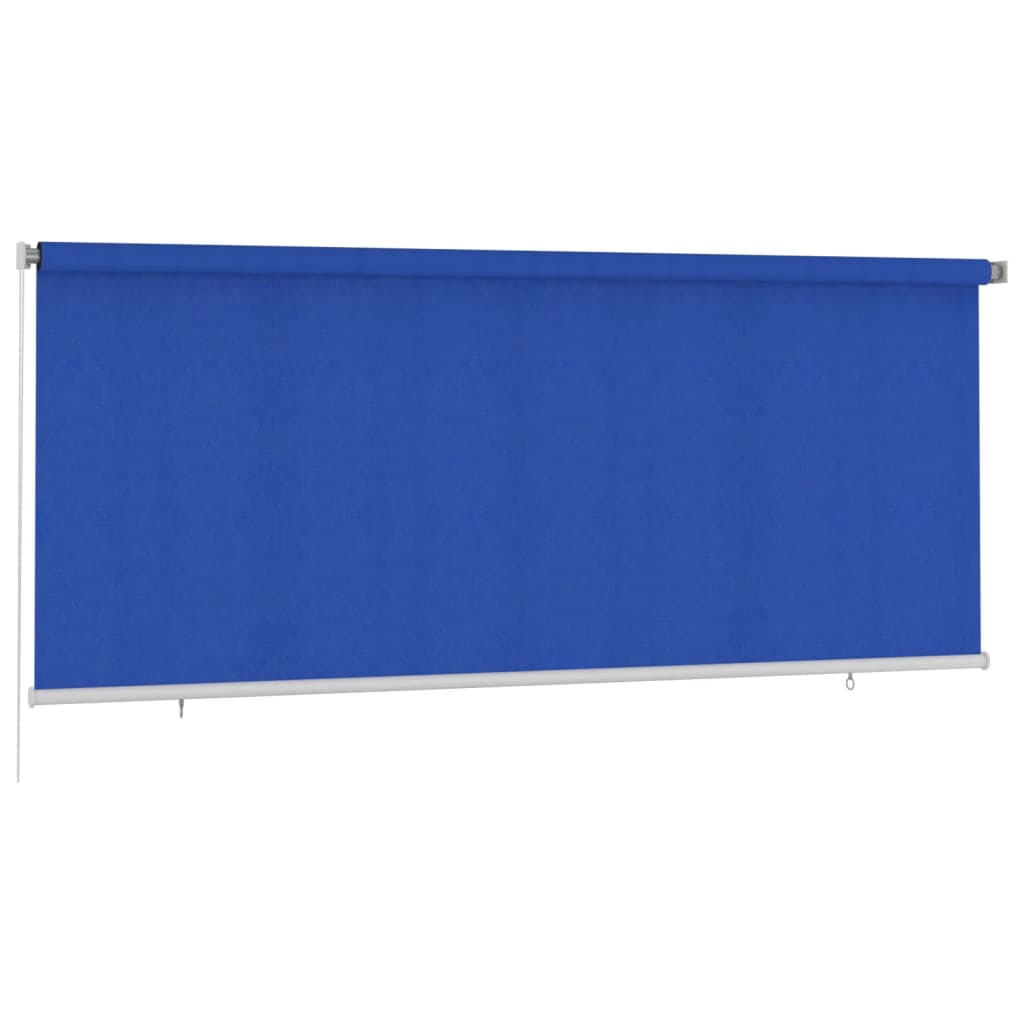 Vanjska roleta za zamračivanje 350 x 140 cm plava HDPE