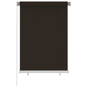 Vanjska roleta za zamračivanje 100 x 140 cm smeđa HDPE