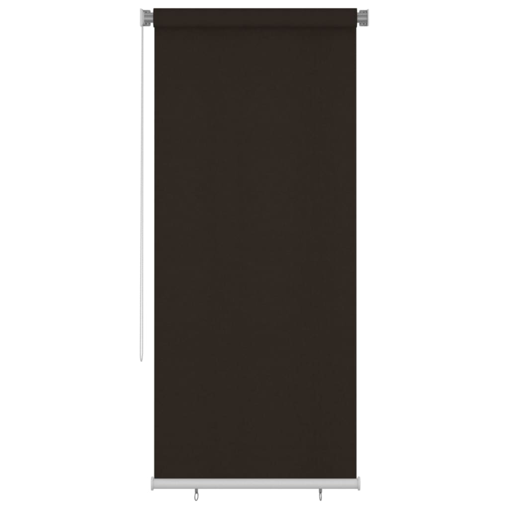 Vanjska roleta za zamračivanje 100 x 230 cm smeđa HDPE