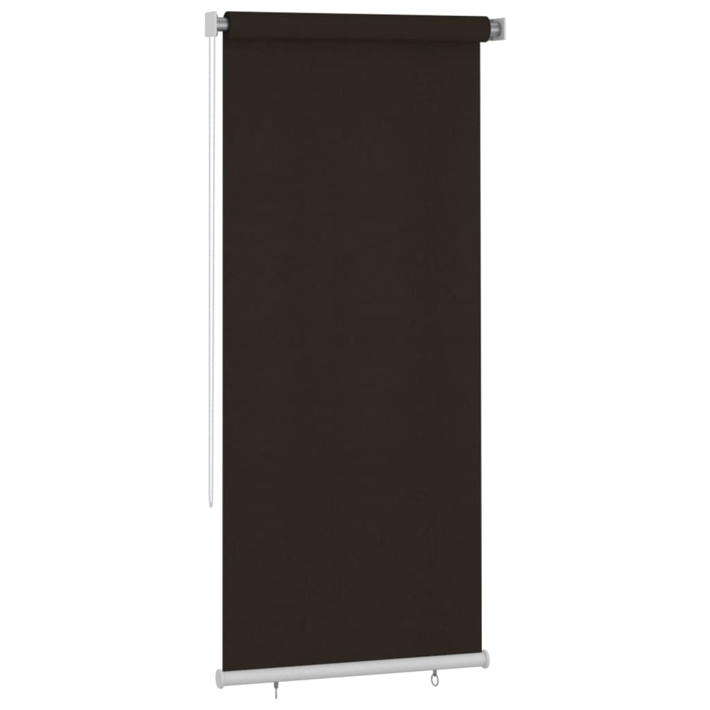 Vanjska roleta za zamračivanje 100 x 230 cm smeđa HDPE