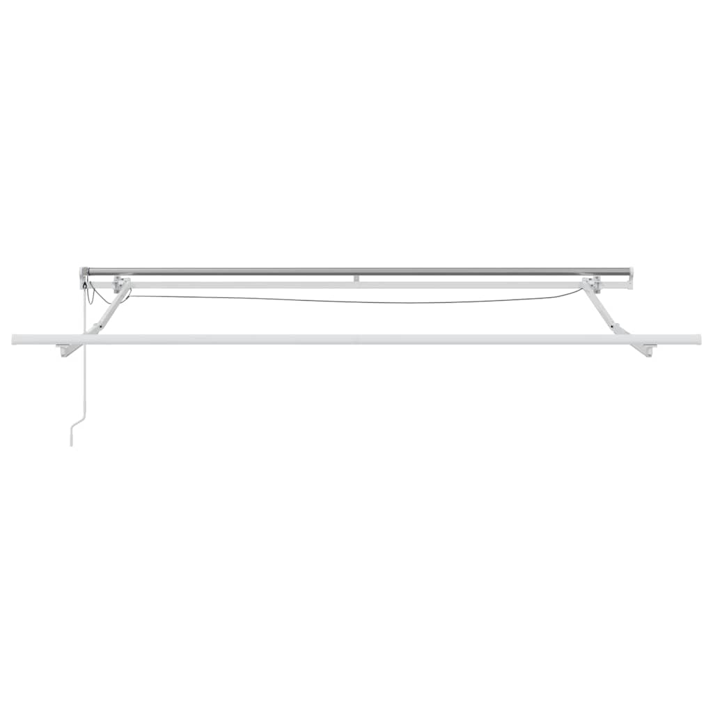 Okvir tende S LED lampica Bijelo 350 x 250 cm Aluminij