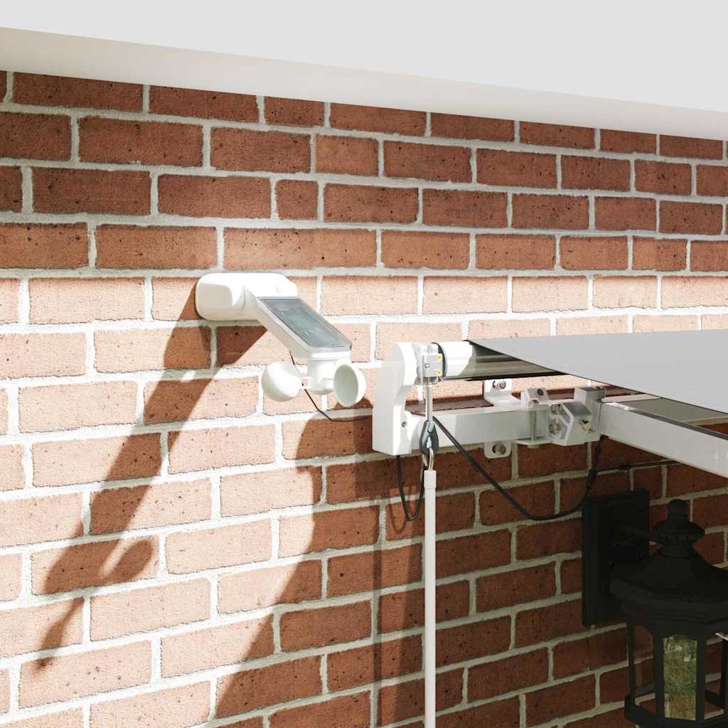 Okvir tende S LED lampica Bijelo 500 × 350 cm Aluminij