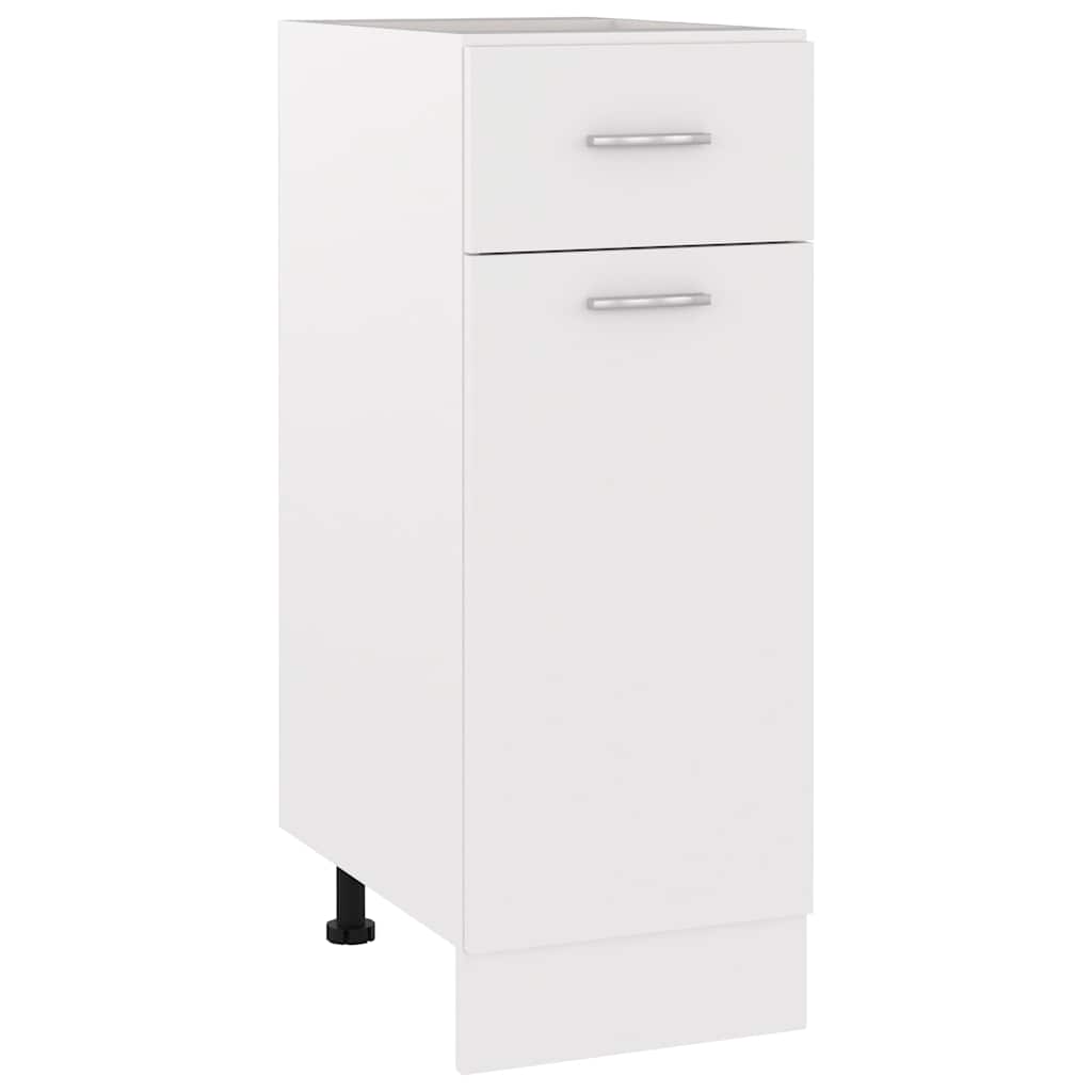 Ormarić s donjim ladicama "Lyon" Bijeli 30x46x81,5 cm Konstruirano drvo