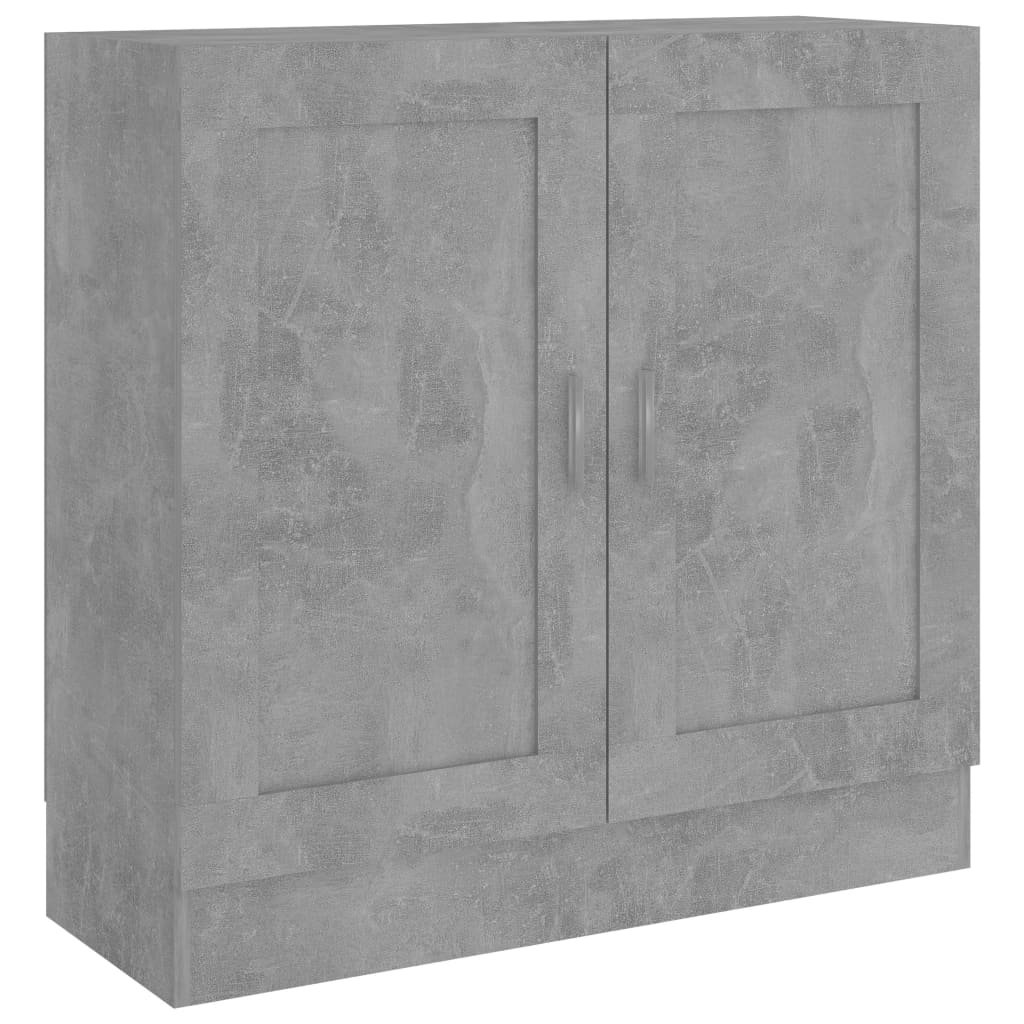 Ormarić za knjige boja betona 82,5x30,5x80 cm konstruirano drvo