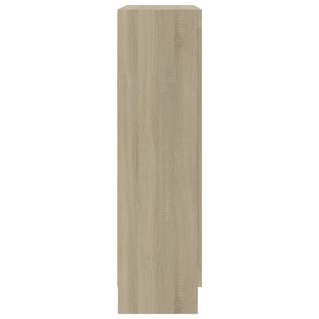 Ormarić za knjige boja hrasta 82,5x30,5x115cm konstruirano drvo