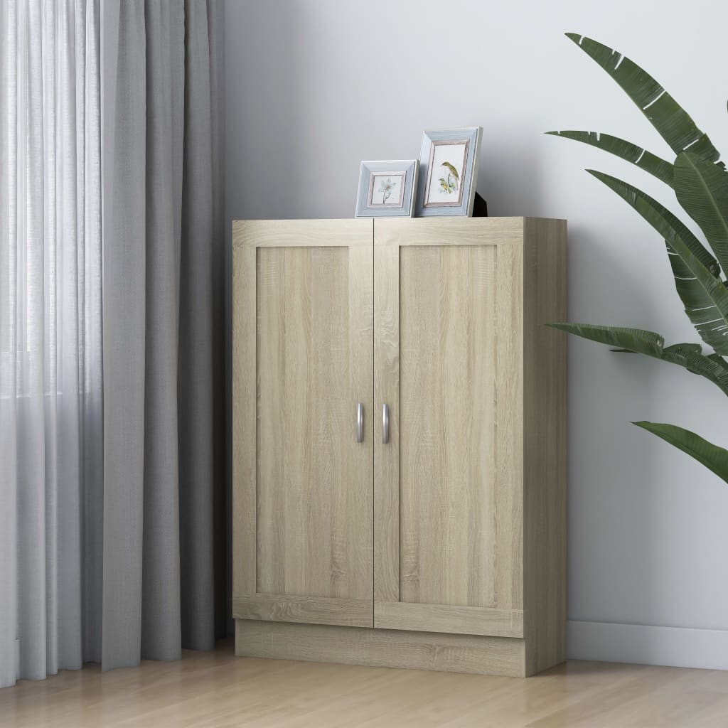 Ormarić za knjige boja hrasta 82,5x30,5x115cm konstruirano drvo