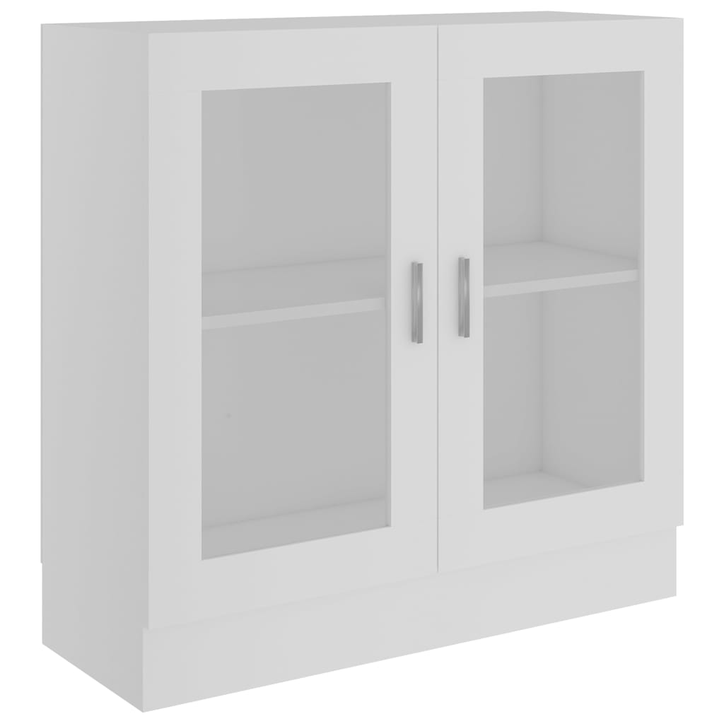 Vitrina bijela 82,5 x 30,5 x 80 cm konstruirano drvo