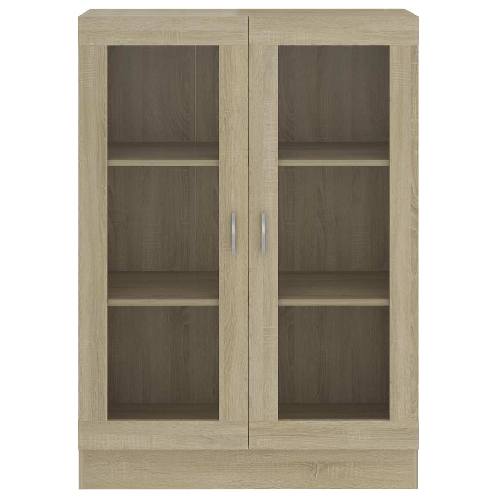 Vitrina boja hrasta sonome 82,5x30,5x115 cm konstruirano drvo