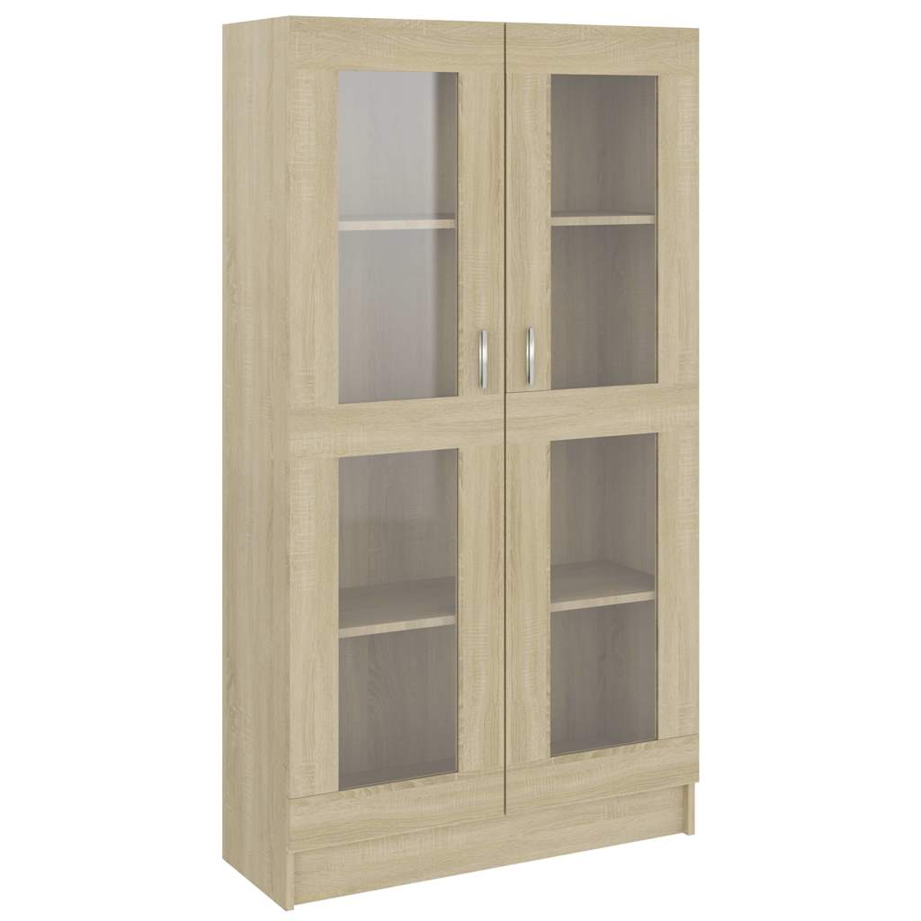 Vitrina boja hrasta sonome 82,5x30,5x150 cm konstruirano drvo