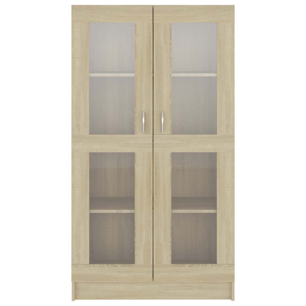 Vitrina boja hrasta sonome 82,5x30,5x150 cm konstruirano drvo
