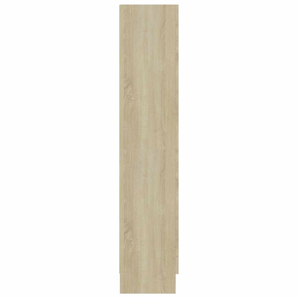 Vitrina boja hrasta sonome 82,5x30,5x150 cm konstruirano drvo