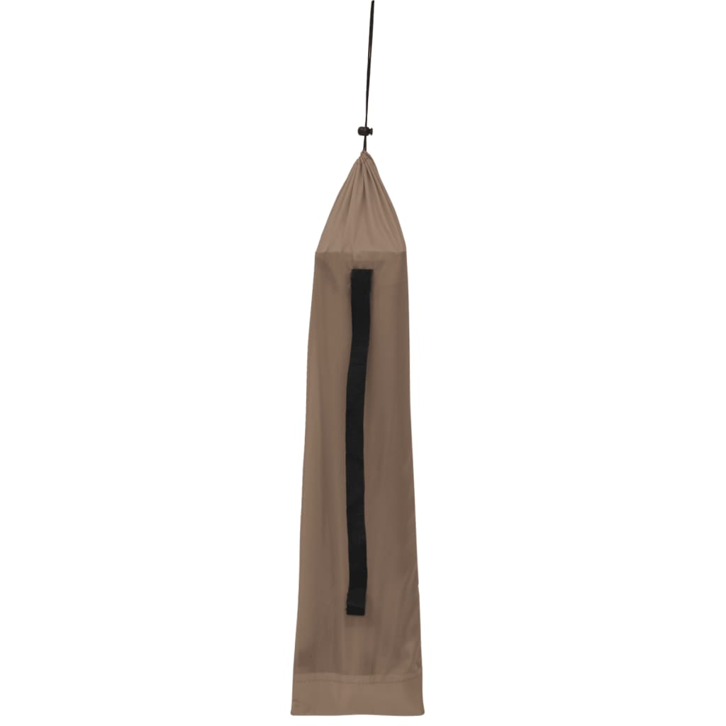 Krevet za kampiranje 180x60x19 cm tkanina i čelik smeđe-sivi