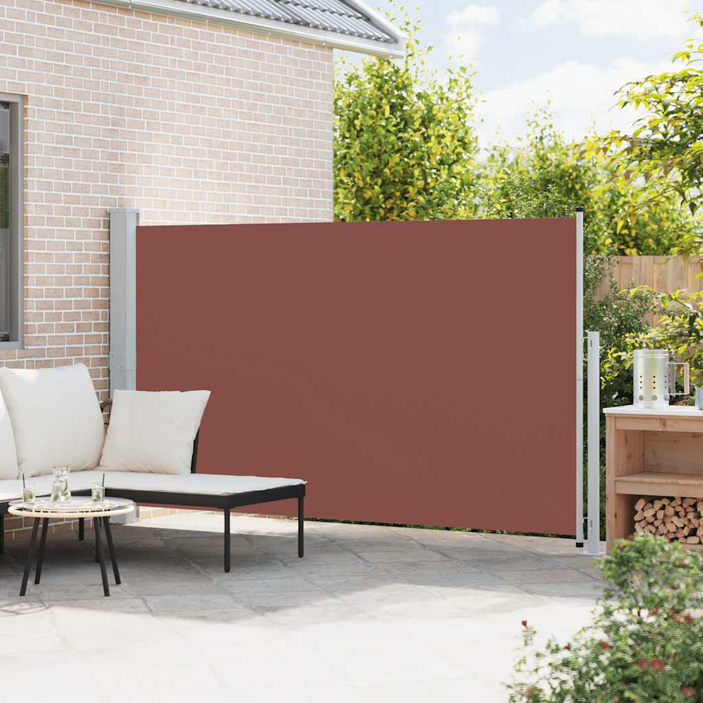 Uvlačiva bočna tenda za terasu 180 x 300 cm smeđa