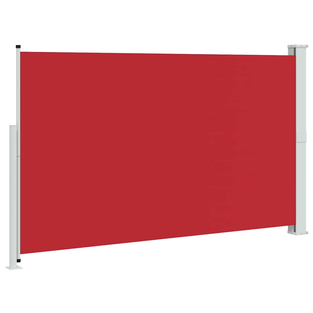 Uvlačiva bočna tenda za terasu 180 x 300 cm crvena