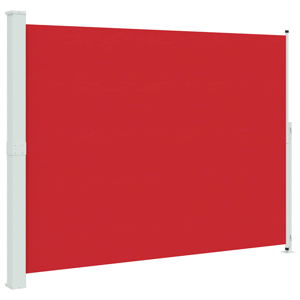 Uvlačiva bočna tenda za terasu 220 x 300 cm crvena