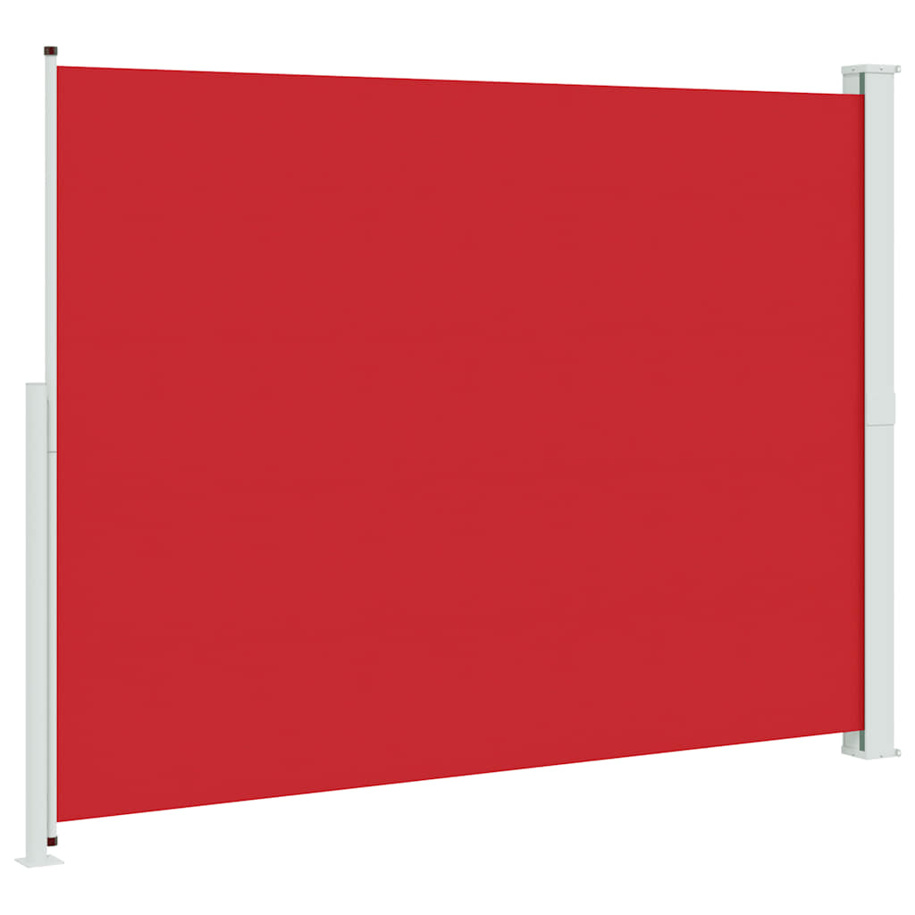Uvlačiva bočna tenda za terasu 220 x 300 cm crvena