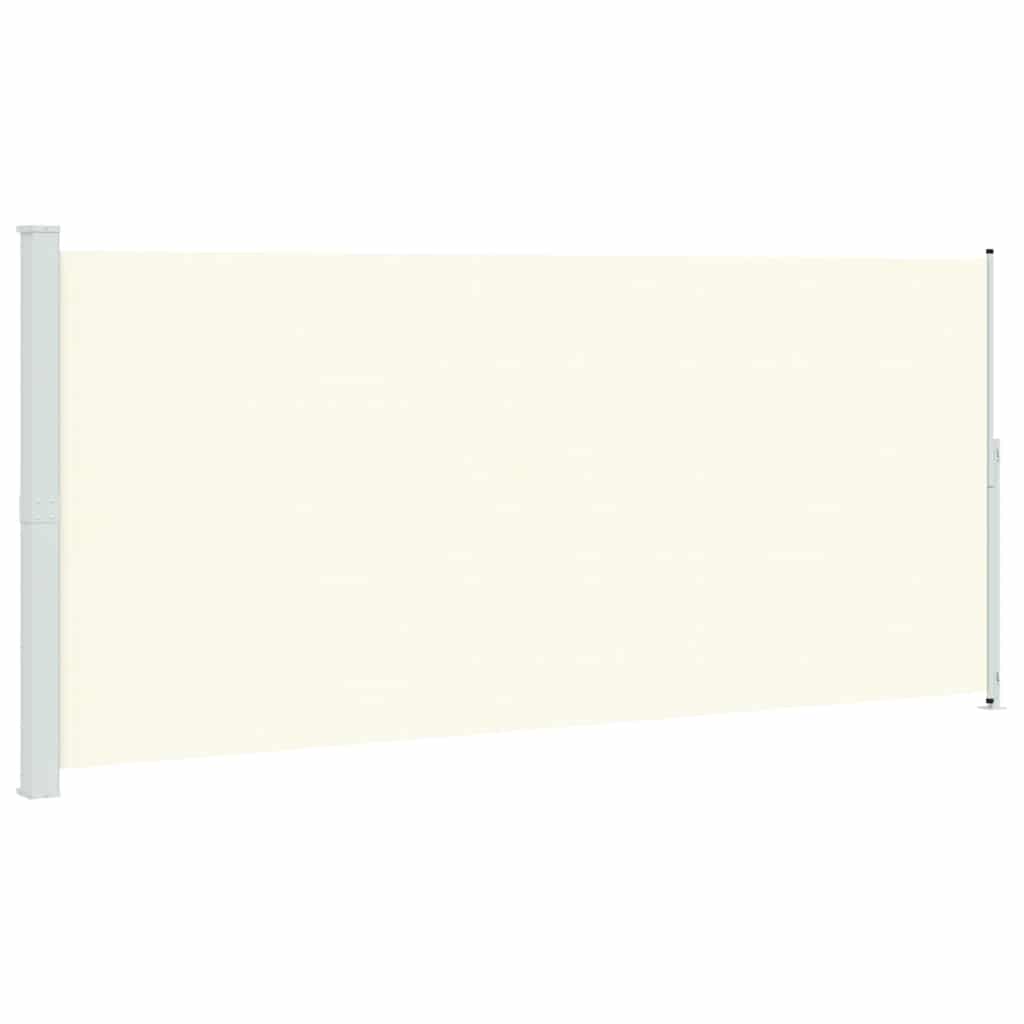 Uvlačiva bočna tenda za terasu 220 x 500 cm krem