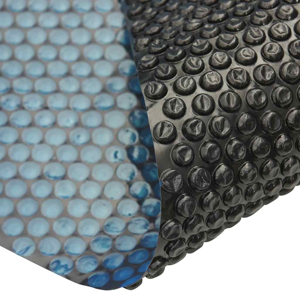 Plutajući PE solarni pokrov za bazen 600 x 300 cm crno-plavi