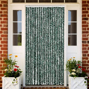 Zastor protiv insekata zeleno-bijeli 90 x 220 cm šenil