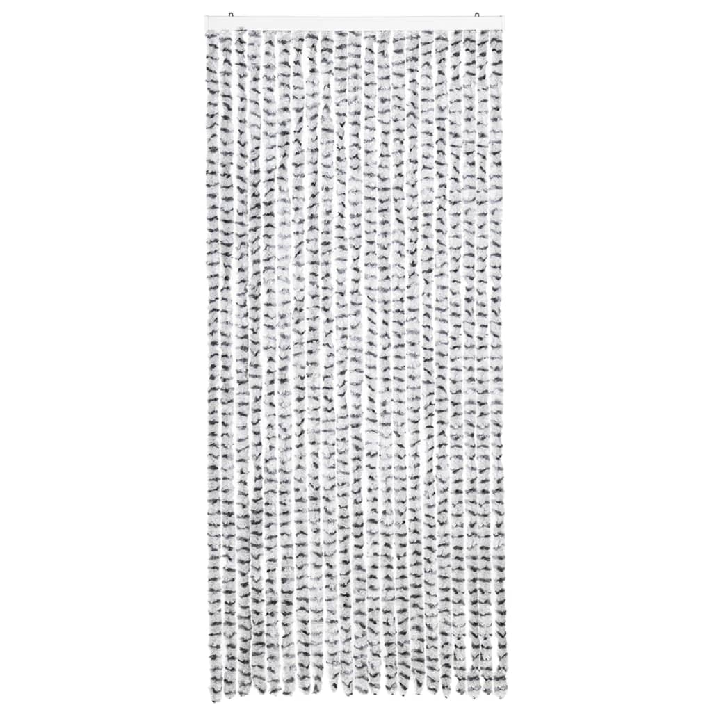 Zastor protiv insekata svjetlosivi/tamnosivi 90 x 220 cm šenil