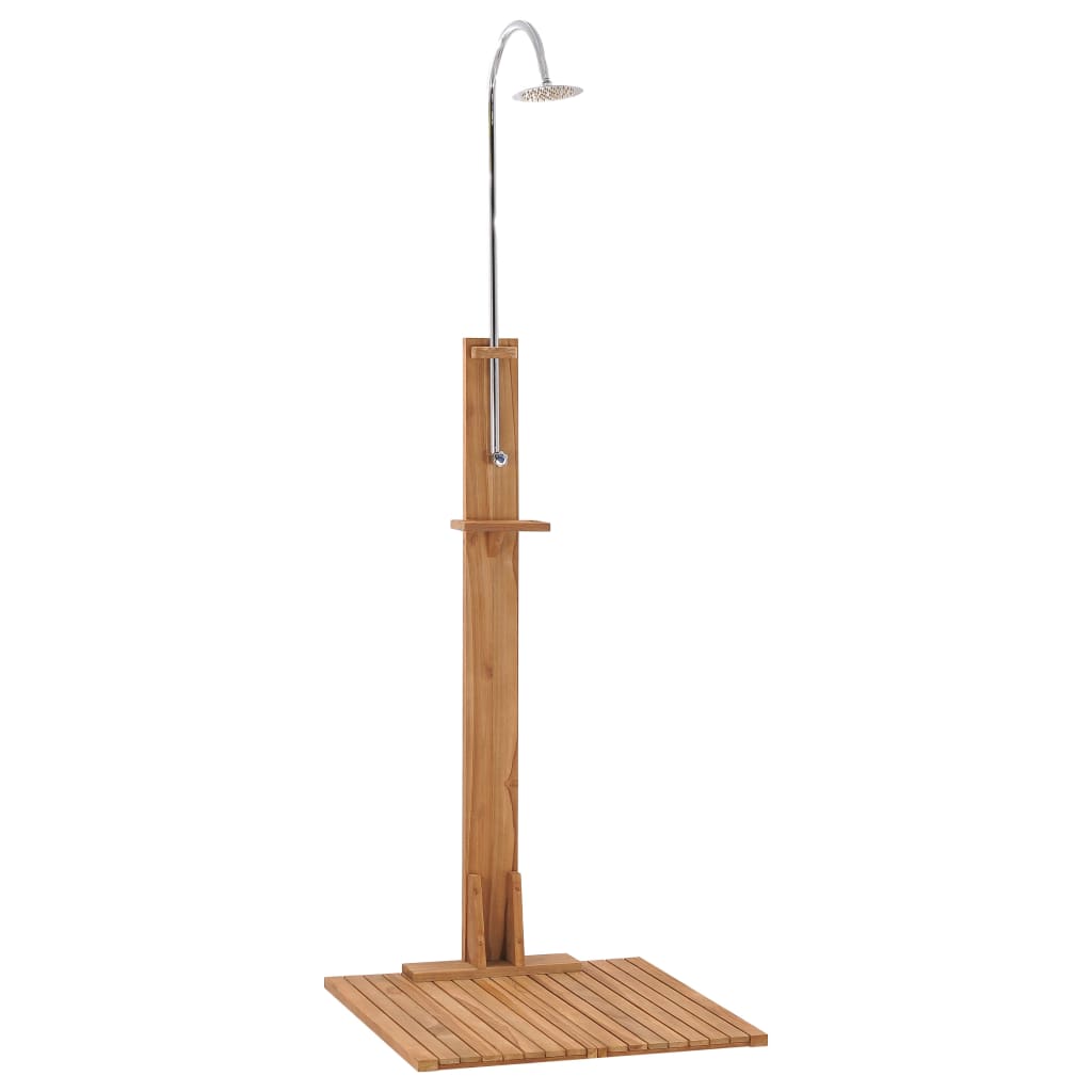 Vrtni tuš 75 x 75 x 210 cm od masivne tikovine