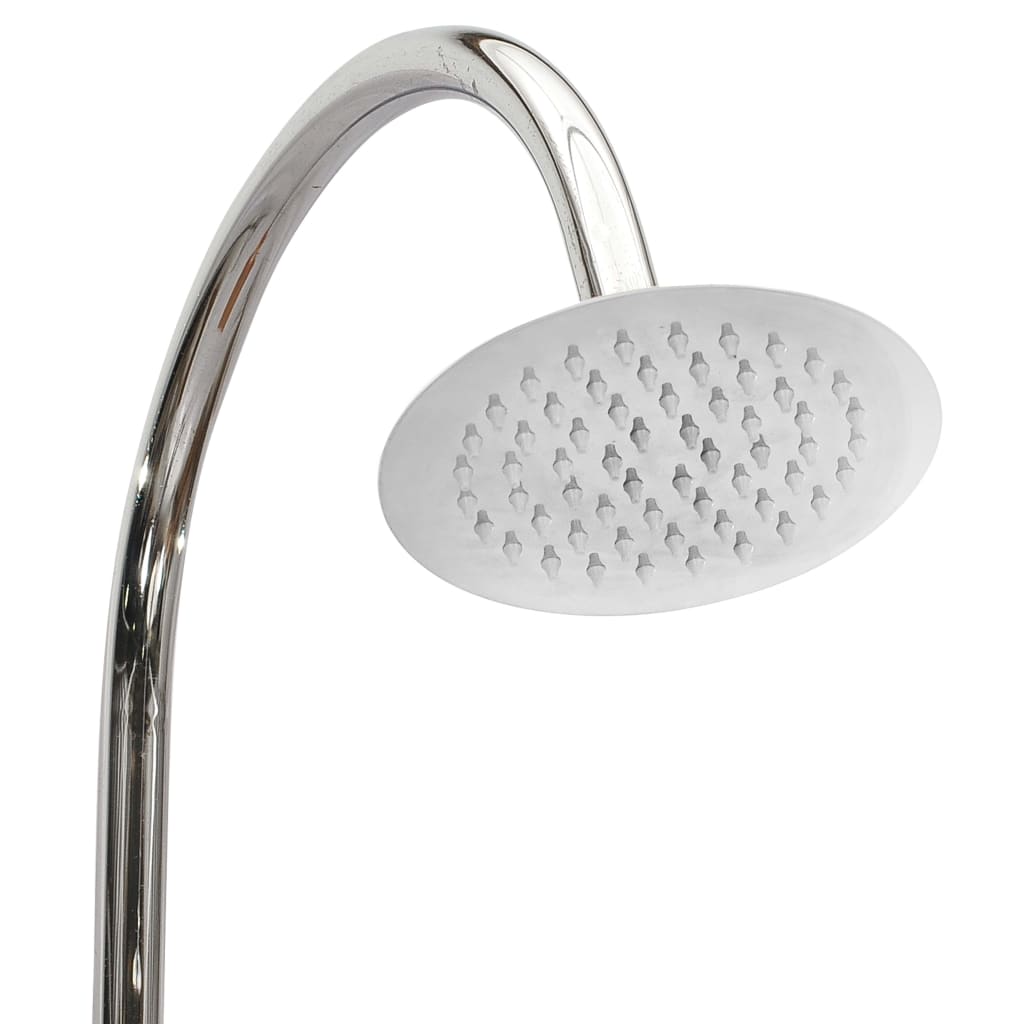 Vrtni tuš 75 x 75 x 210 cm od masivne tikovine