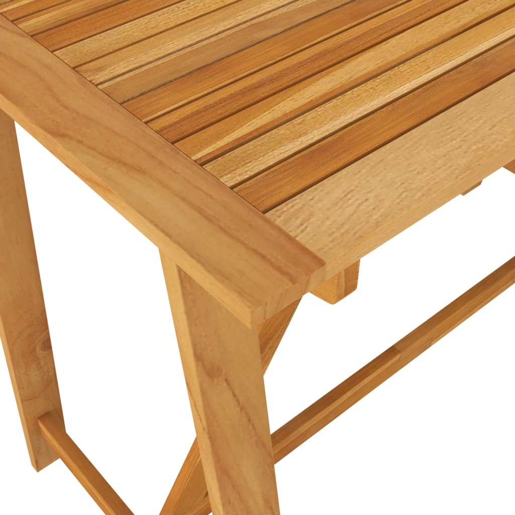 Vrtni barski stol 140 x 70 x 104 cm od masivnog bagremovog drva