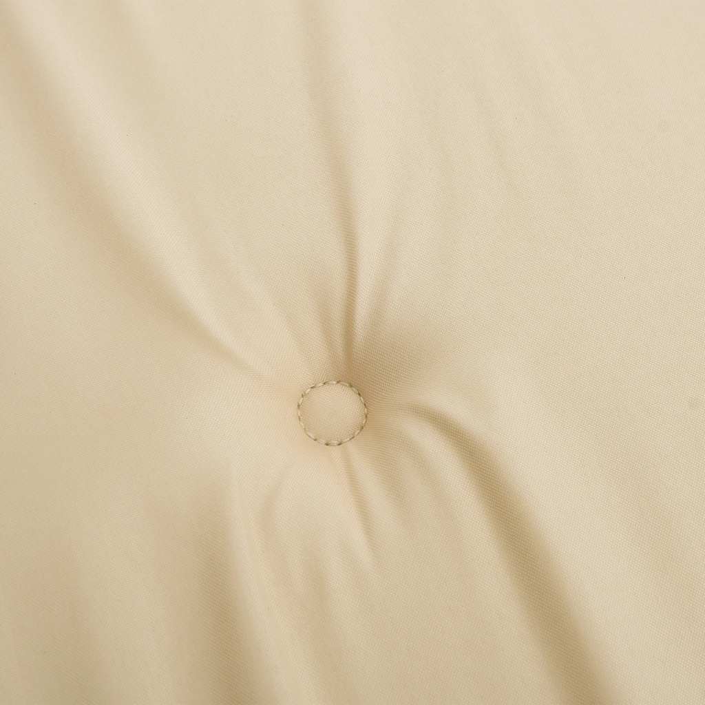Jastuci za vrtne stolice 2 kom bež 40x40x4 cm od tkanine