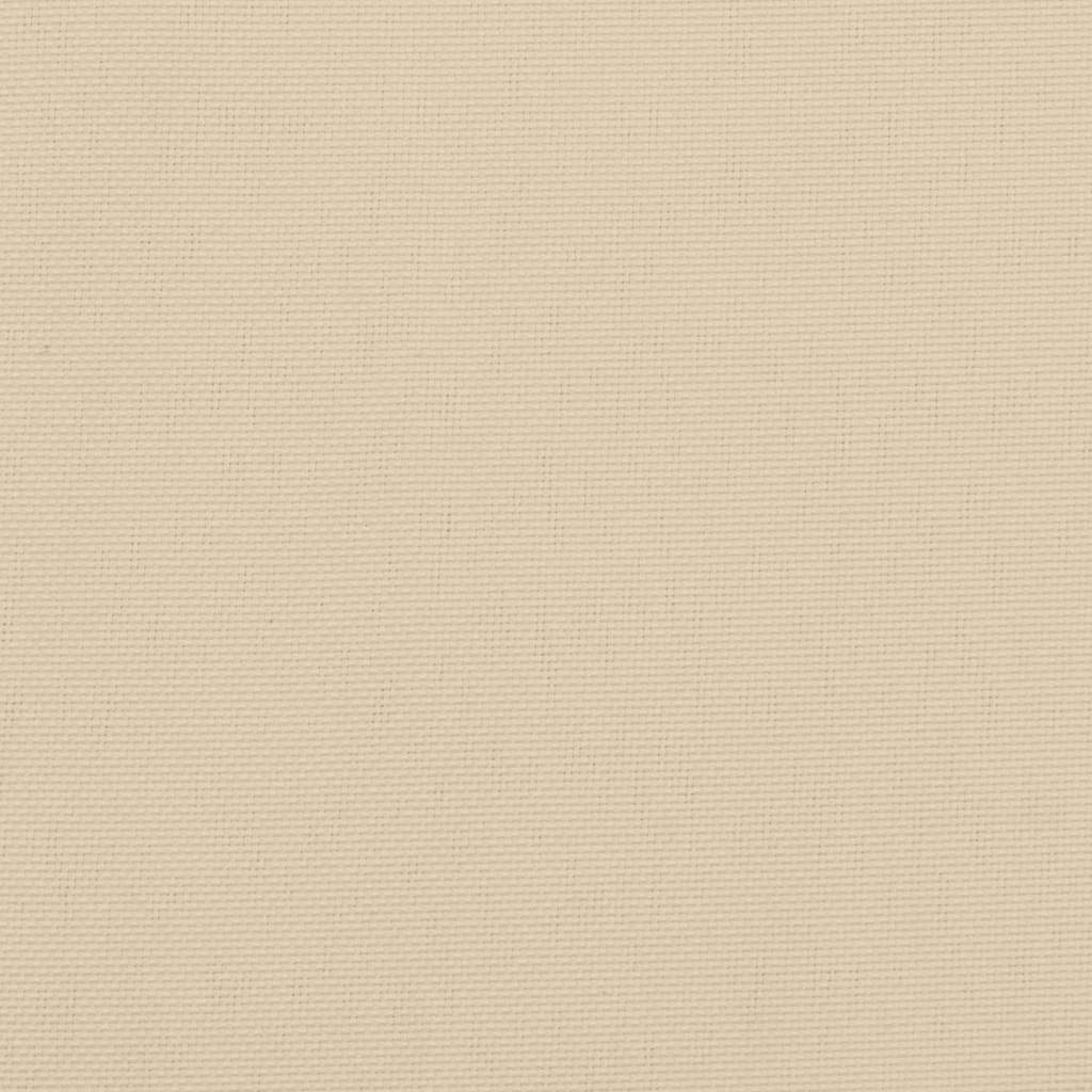 Jastuci za vrtne stolice 6 kom bež 40x40x4 cm od tkanine