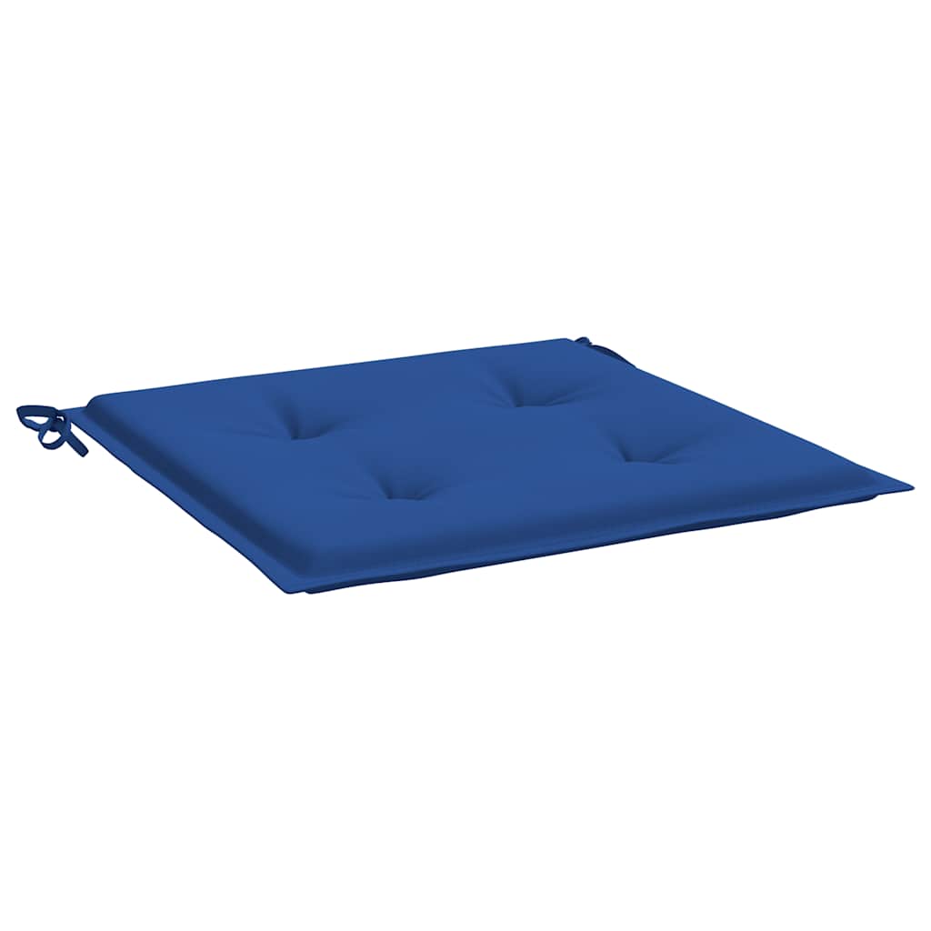 Jastuci za vrtne stolice 2 kom plavi 40x40x4 cm od tkanine