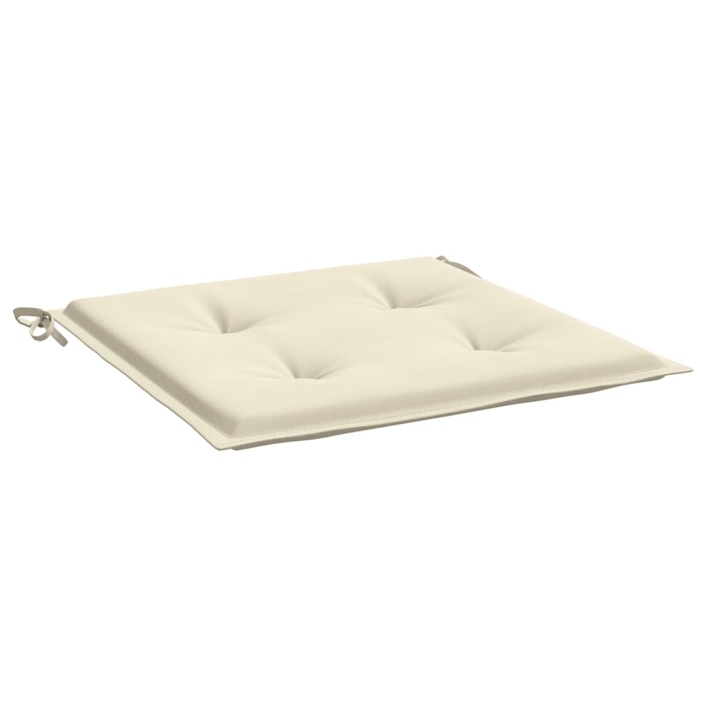 Jastuci za vrtne stolice 4 kom krem 50x50x4 cm tkanina Oxford