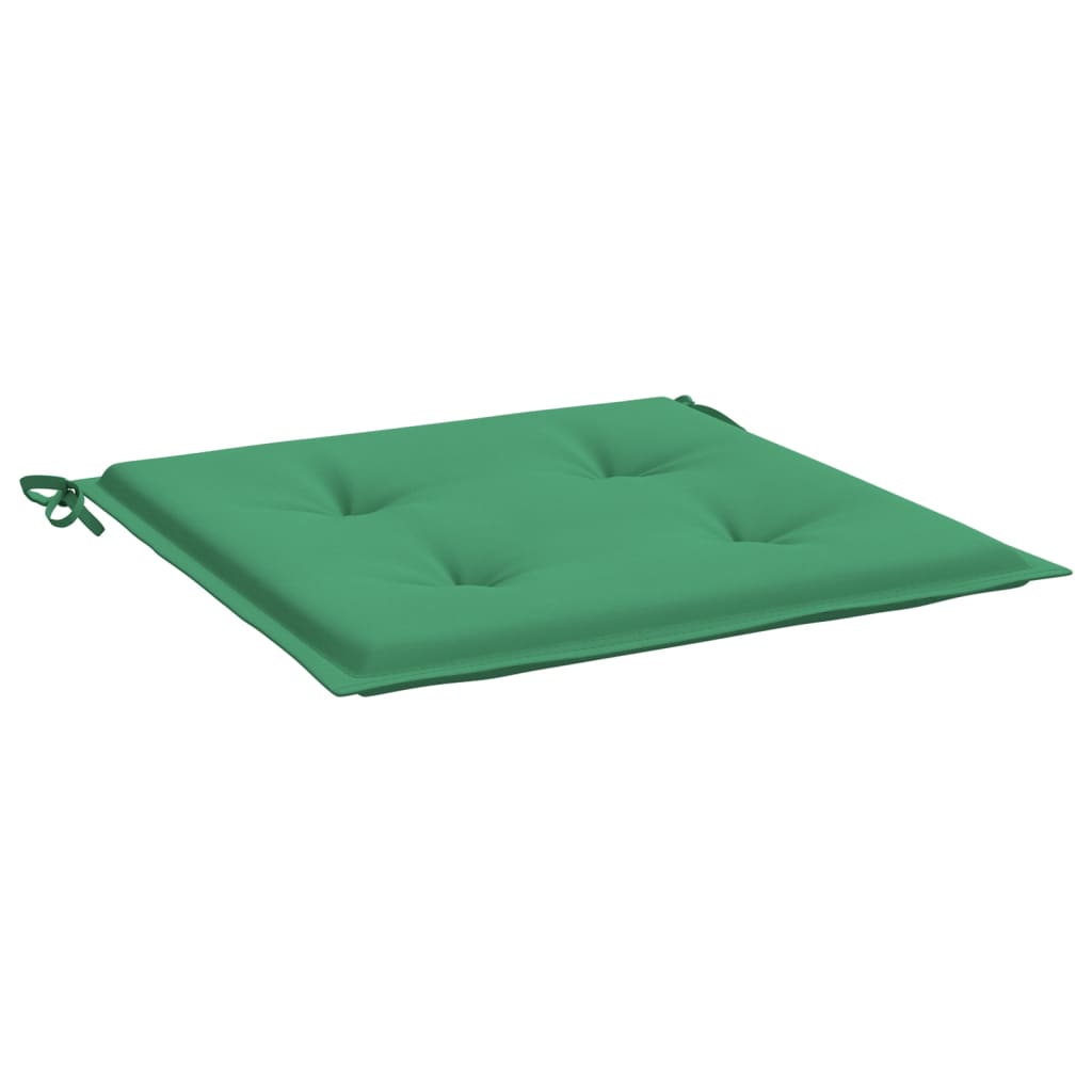 Jastuci za vrtne stolice 6 kom zeleni 50x50x4 cm tkanina Oxford