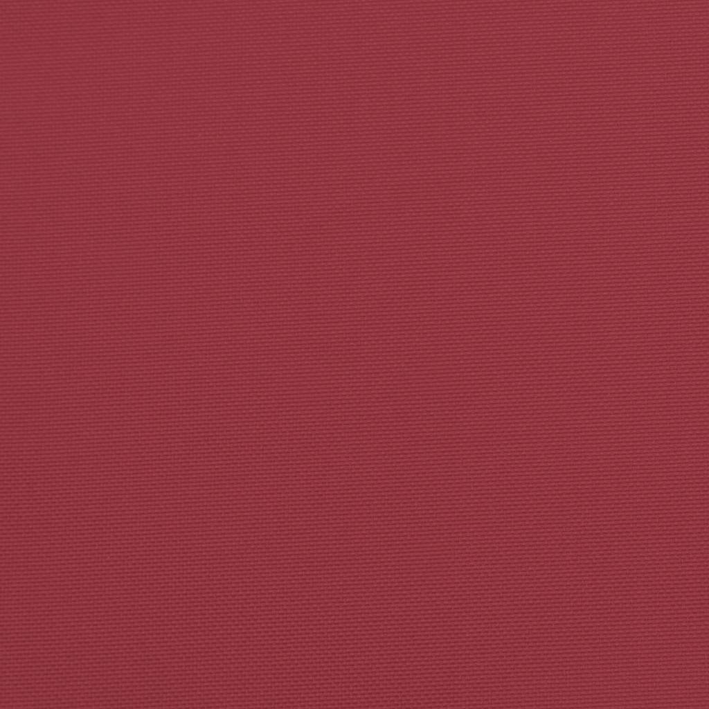 Jastuci za vrtne stolice 2 kom boja vina 50x50x4 cm od tkanine