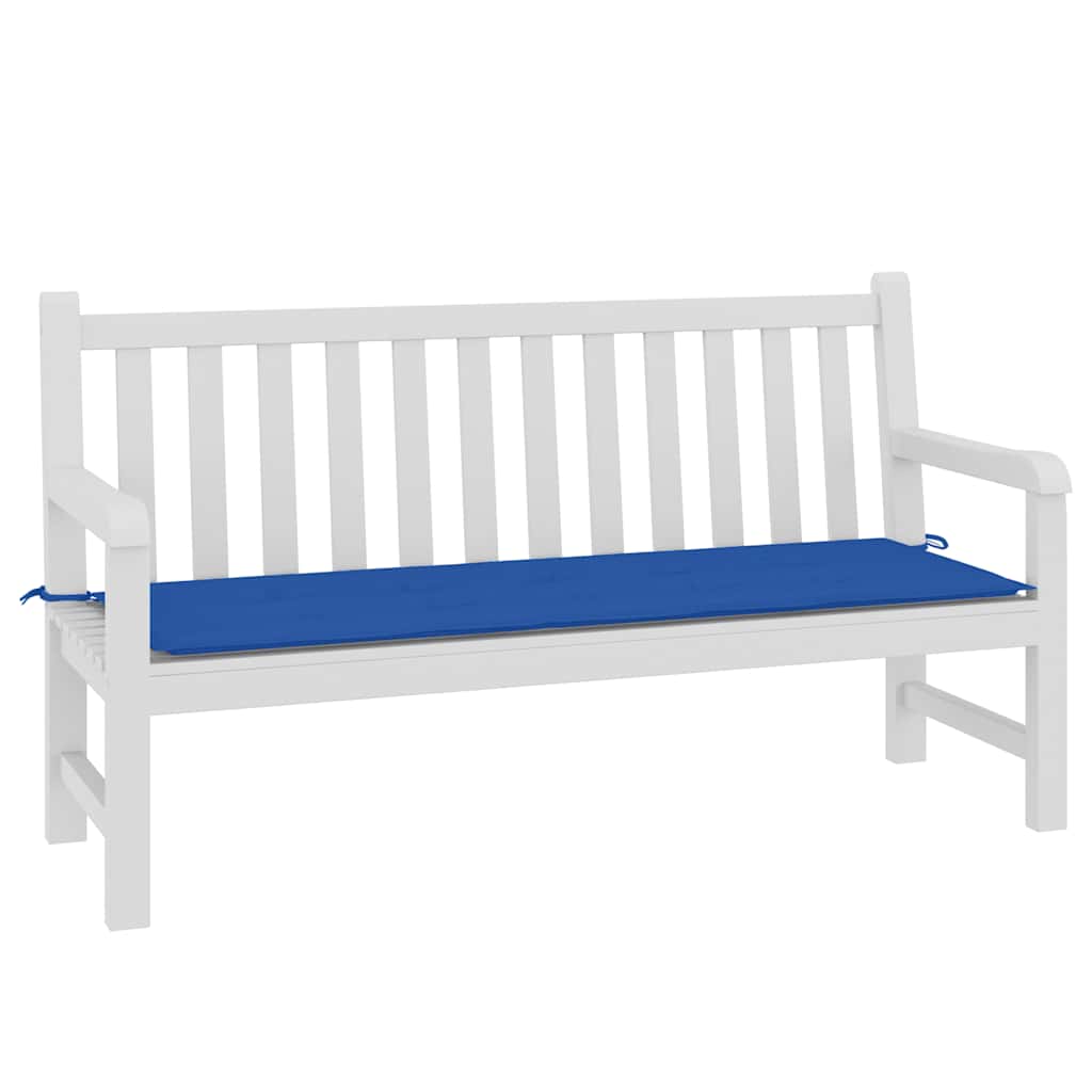 Jastuk za vrtnu klupu plavi 150 x 50 x 3 cm od tkanine Oxford