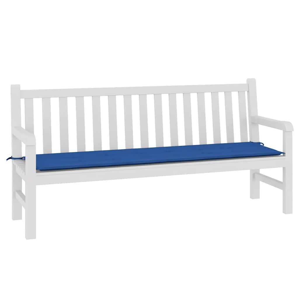 Jastuk za vrtnu klupu plavi 180 x 50 x 3 cm od tkanine Oxford